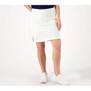 JAG jeans Women's Skirt Sz 8 On The Go Skort- White A586724